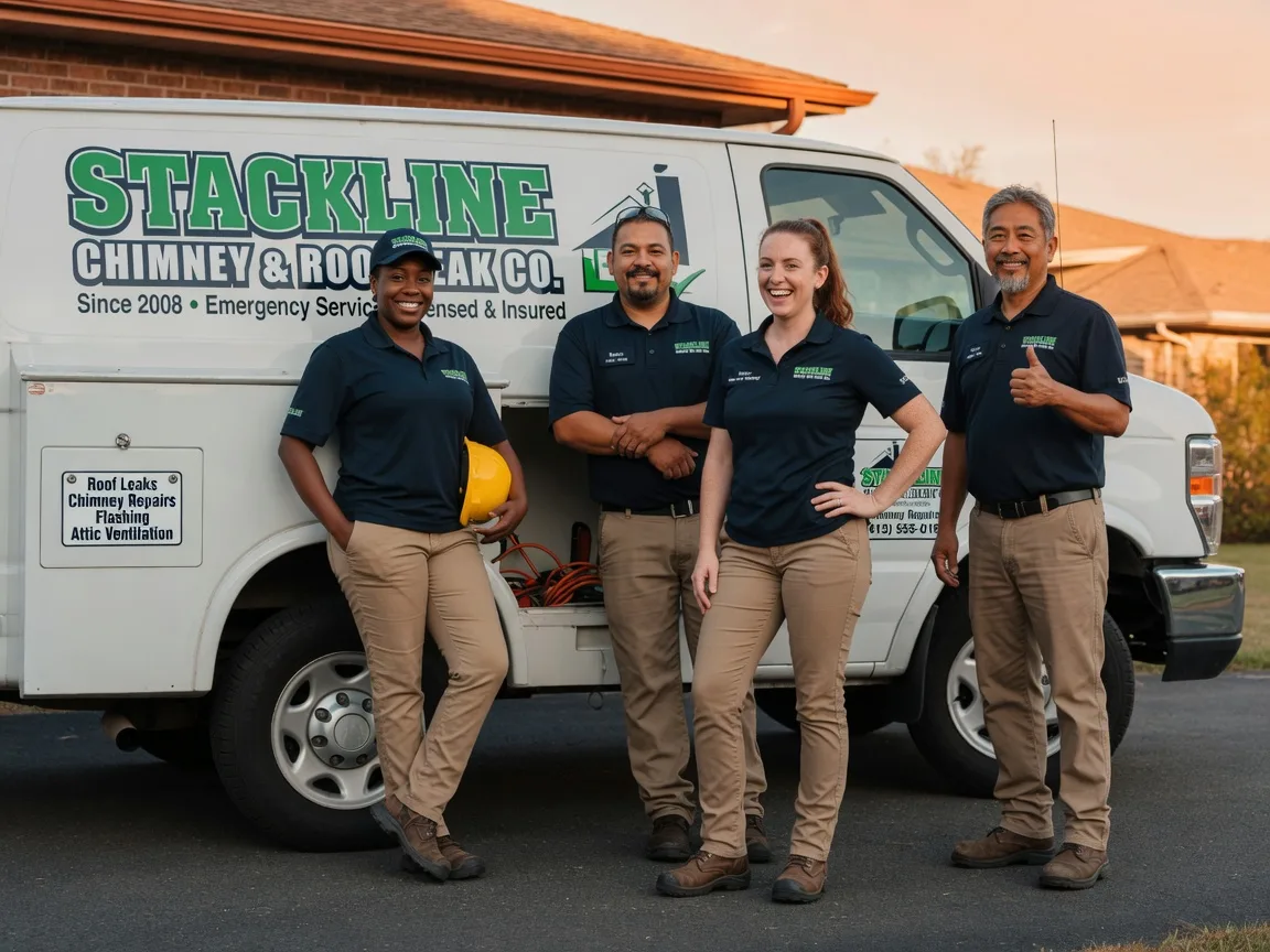 Chimney flashing repair company in Triplett, MO